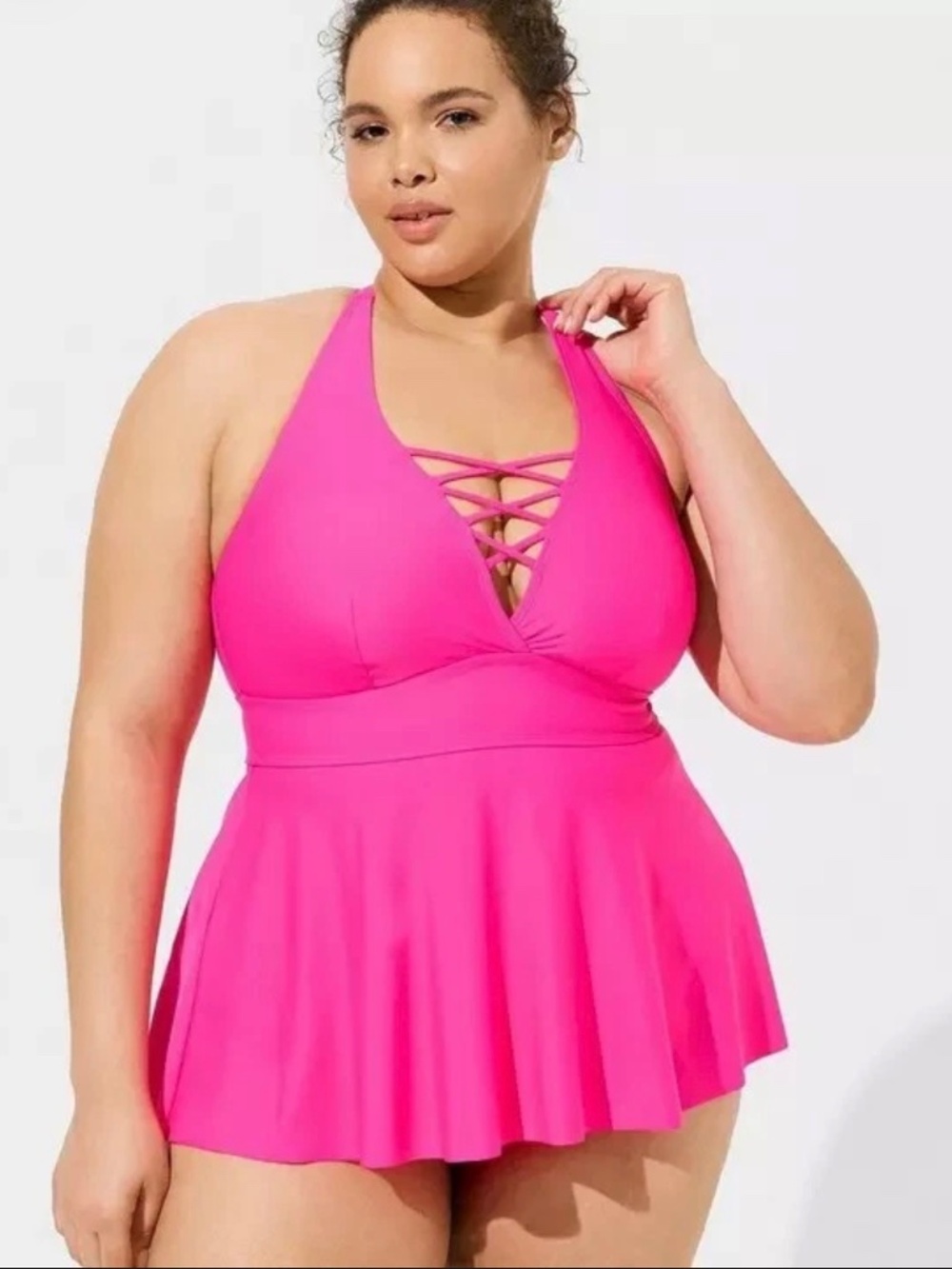 NWT Torrid Wireless Triangle Tankini Top